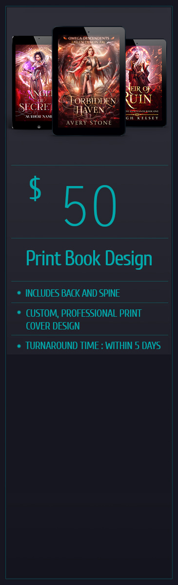 print book cover design price